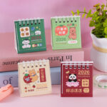 Lịch để bàn năm 2026 Lịch văn bản truyền cảm hứng nhỏ đơn giản Đồ trang trí để bàn âm lịch Lịch hàng tháng Lịch Đồng hồ lịch bán buôn