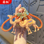 Phim hoạt hình tốt lành Lạc Đà Búp Bê Móc Khóa Móc Khóa Cặp Đôi móc chìa khóa xe hơi tinh tế Quà Tặng Mặt dây chuyền cặp sách Nam Nữ