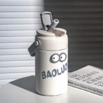 Cốc cách nhiệt tách trà, cốc trà hoa giá trị cao, cốc nước ống hút 2023 mẫu mới, cốc nữ xách tay nổi tiếng trên mạng