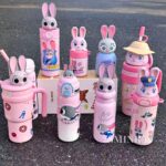 Cốc giữ nhiệt trẻ em Crazy Animal City Judy cốc đặc biệt cho bé gái đi học cốc nước giá trị cao mẫu mới 2025