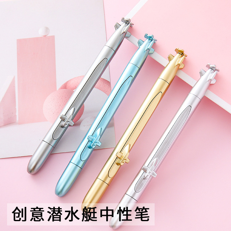 O1CN01h4I1jP291GLfoCP6W_2838378007-0-cib Bút Gel tàu ngầm sáng tạo bút chữ ký văn phòng giá trị cao văn phòng phẩm dễ thương bút viết bằng nước cho học sinh - Ảnh 1