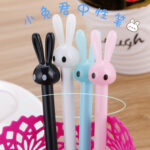 Văn phòng phẩm hoạt hình Bút Gel thỏ dễ thương tai dài bút chữ ký thỏ bút sáng tạo học sinh nhà máy bán hàng trực tiếp