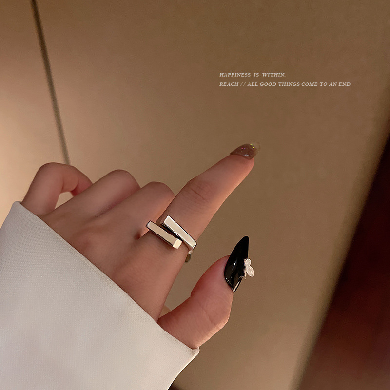 O1CN01iys9zb2Ktiul7W1oX_2580729615-0-cib Phiên bản Hàn Quốc mới của thiết kế cao cấp cá tính cảm giác mở có thể điều chỉnh Nhẫn hai lớp Nhẫn ngón trỏ cùng kiểu người nổi tiếng trên mạng sành điệu Instagram - Ảnh 1