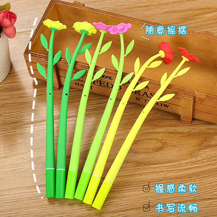 O1CN01m6F5NH291GMX0pq2p_2838378007-0-cib Bút Gel hoa trà sáng tạo, văn phòng phẩm học tập hoạt hình dễ thương, bút hoa, đồ dùng văn phòng cá nhân, bút ký gốc nước - Ảnh 1