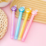 Bút Đôi Pha Lê, bút gel vuốt mèo, văn phòng phẩm sáng tạo, bút nước giá trị cao cho học sinh, bút giải nén, đồ dùng văn phòng, bút ký