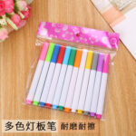 Màu lỏng phấn không bụi có thể xóa LED huỳnh quang bảng bút vẽ graffiti trẻ em bảng đen nhà máy bán buôn