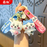 Móc khóa kiikawa dễ thương mặt dây chuyền cặp đôi Nữ Tinh tế túi hoạt hình chiikawa đồ trang trí cặp sách búp bê