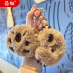 Mặt Dây chuyền móc khóa Kapibara sang trọng dễ thương Búp bê gấu capybara Mặt dây chuyền móc chìa khóa xe hơi Mặt dây chuyền sang trọng