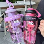 Cốc nước ống hút Big Mac mẫu mới 2024 cốc dung tích lớn dễ thương dành cho bé gái có giá trị cao trong mùa hè