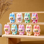 Nơ đáng yêu thỏ con đàn dễ thương Hạt Tự làm đồ trang sức mặt dây chuyền chìa khóa quà tặng để bàn Đồ trang trí trực tiếp bán buôn