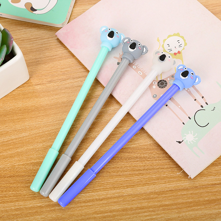O1CN01uPRgiF291GMgsr7He_2838378007-0-cib Nhà Máy bán hàng trực tiếp sáng tạo phim hoạt hình Koala Bút gel dễ thương văn phòng phẩm Đầu Silicone bút nước bút ký văn phòng - Ảnh 1