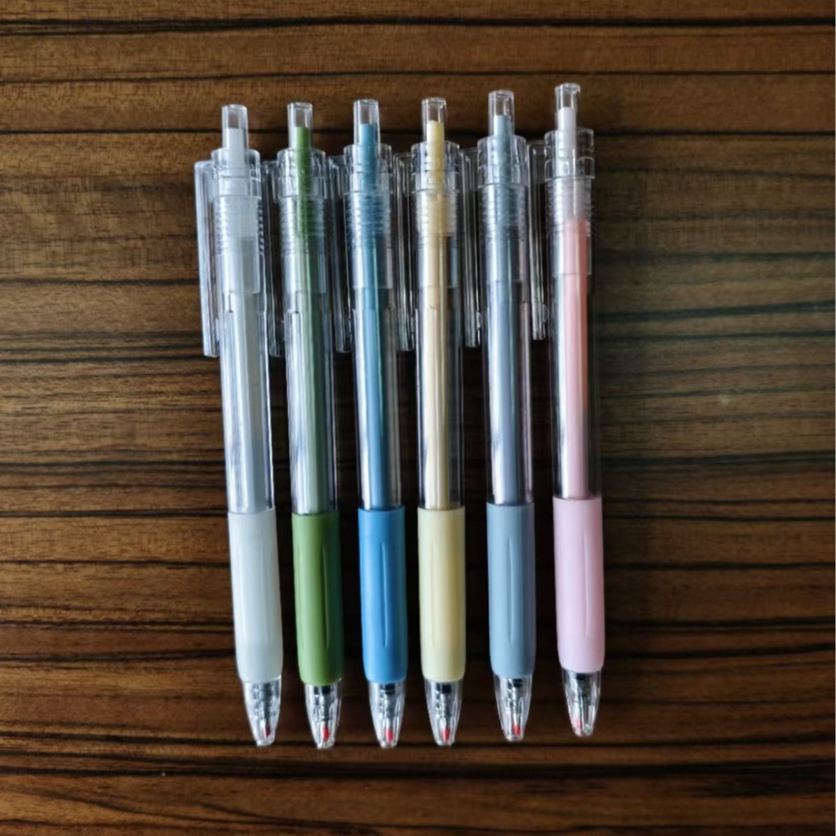 O1CN01w8QdPK291GInxtzwY_2838378007-0-cib Bút Gel Morandi ins giá trị cao sinh viên nổi tiếng trên mạng bút bấm lõi đen 0.5 không in phong cách sinh viên bán buôn bút nước - Ảnh 1