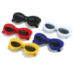 Kính râm hip hop trẻ em xuyên biên giới đáng yêu Kính râm thời trang phong cách Âu Mỹ nổi tiếng trên mạng trẻ em Catwalk Kính râm Gọng dày