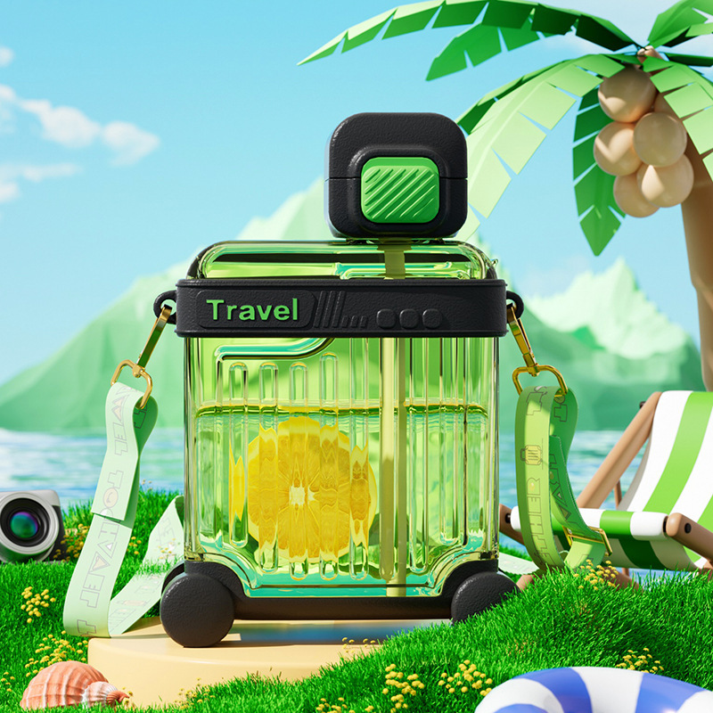 O1CN01ygAjtk1Zs5w9RH708_2215924603249-0-cib Cốc nhựa sáng tạo Cốc ống hút giá trị cao cho nữ sinh dung tích lớn Bình nước thể thao cầm tay cầm tay chuyên dụng cho học sinh ĐI HỌC - Ảnh 1