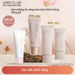 Kem chống nắng dưỡng thể body unny Youyi Kem dưỡng da mặt nữ trang điểm nude sáng bóng tự nhiên cho người lười khuôn mặt cơ thể hai trong một