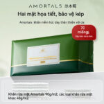 Khăn rửa mặt nho AMORTALS khăn lau mặt dùng một lần khăn gói rút