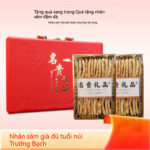 Hộp quà năm mới Nhân sâm núi Trường Bạch