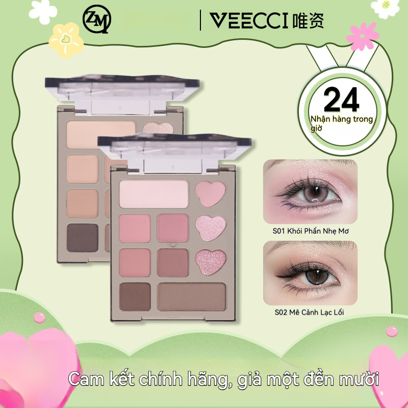 e7714670d6b44ab28988b3e801727cb8 Bảng Phấn mắt mười màu VEECCI - Ảnh 1