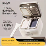 Mặt nạ bùn hai màu RNW Ruwei làm sạch lỗ chân lông, dưỡng ẩm và dưỡng ẩm cho phụ nữ, phân vùng thoa với mặt nạ làm sạch vùng t cho phụ nữ