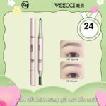 Chì kẻ mày dạng gel phong cách  tinh tế VEECCI/Weizi Chì kẻ mày hai đầu màu lâu trôi, mịn và không dễ lem
